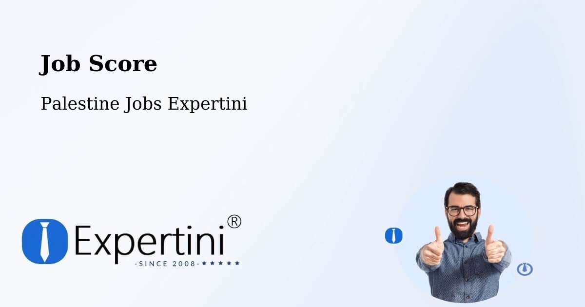 Job Score & Job Description Score Tool – Hebron - Palestine Jobs Expertini