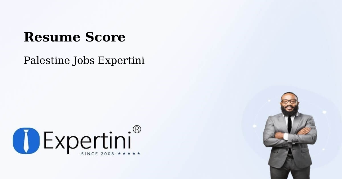Resume Score & Job Description Match Tool – Hebron - Palestine Jobs Expertini