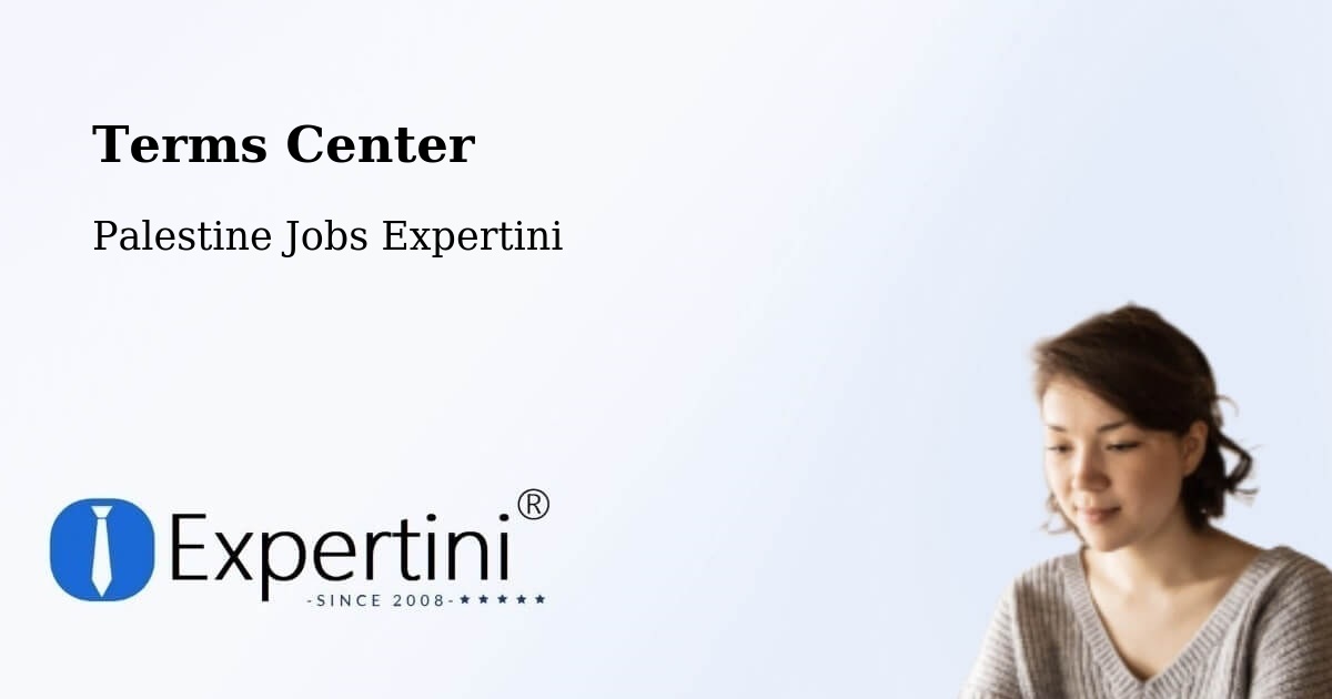 Terms of Service – Hebron - Palestine Jobs Expertini